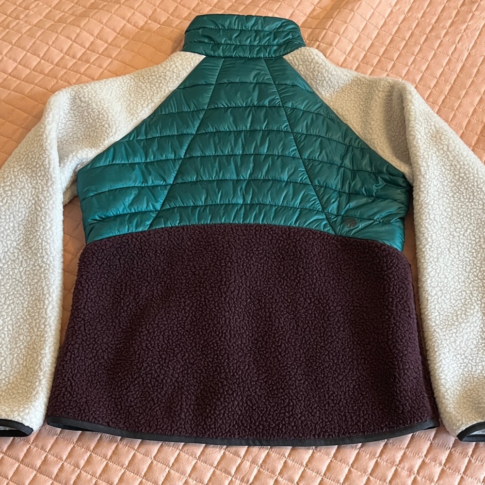 Mountain Hardwear Wmns Altius Hybrid Half Zip Jacket -sz S - Picture 6 of 9
